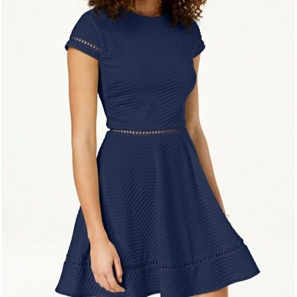 City Studios Dresses & Skirts - 💐 Textured Fit & Flare Dress